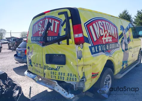 2017 GMC Savana 2500 Work Van из США, поврежденный, VIN 1GTW7AFF8H1906054